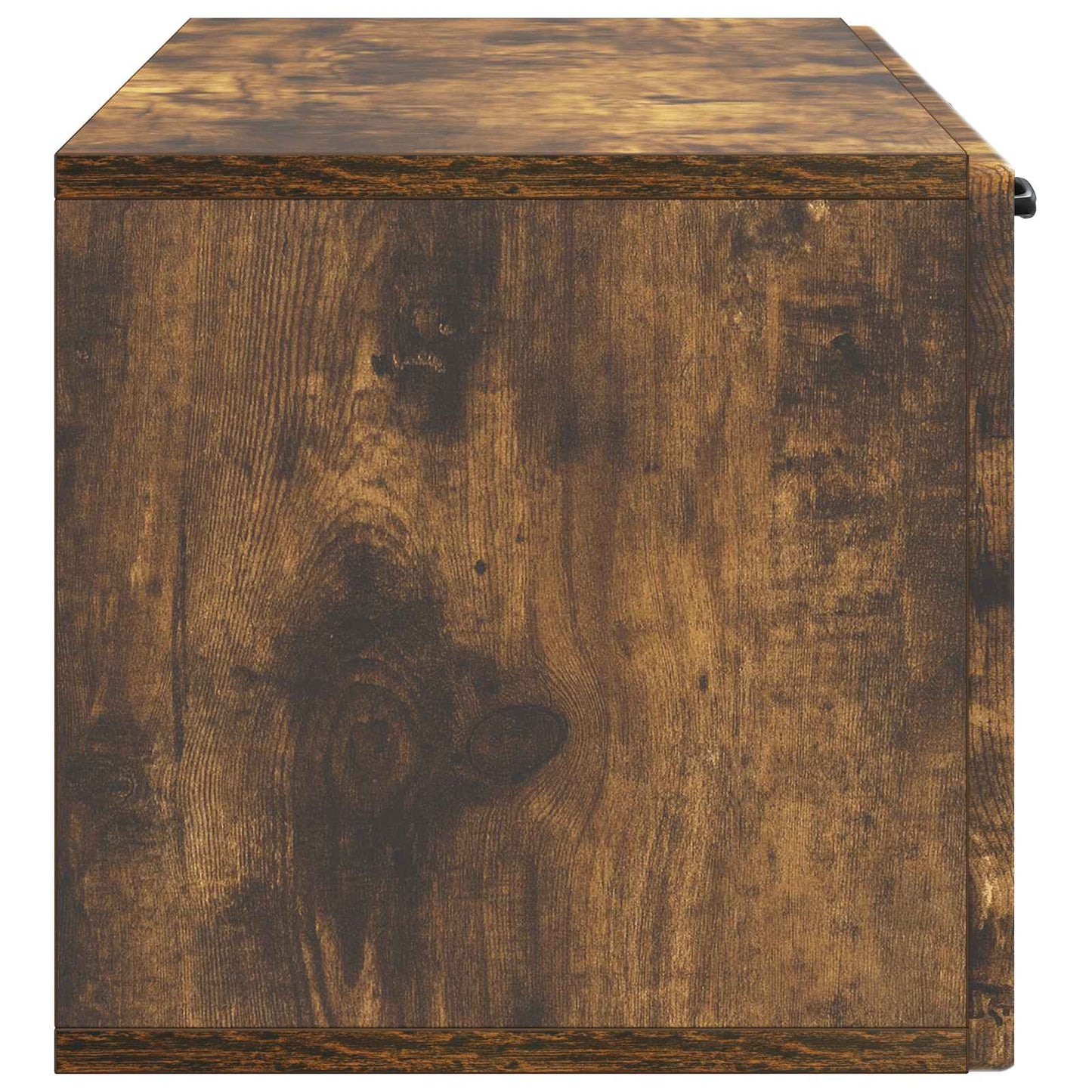 Væghængt TV-skab Røget eg 98 x 31 x 30 cm Konstrueret træ