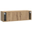 Væghængt TV-skab Artisan-eg 98 x 31 x 30 cm Konstrueret træ