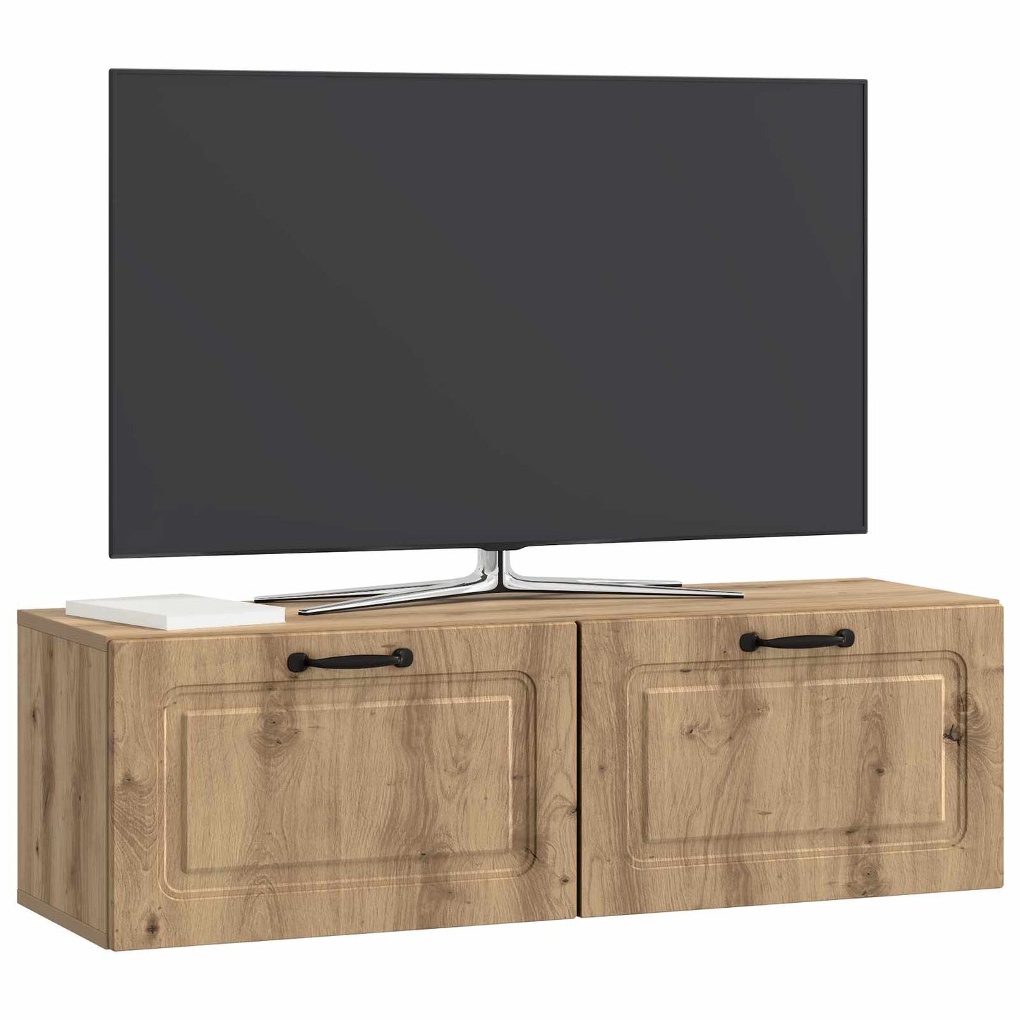 Væghængt TV-skab 98 x 31 x 30 cm Artisan-eg Konstrueret træ