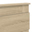 Sengestel Ensfarvet Sonoma eg 150 x 200 cm Massiv fyrretræ