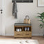 Hallbænk Artisan Eg 60 x 38 x 46 cm Kunstigt træ og stof