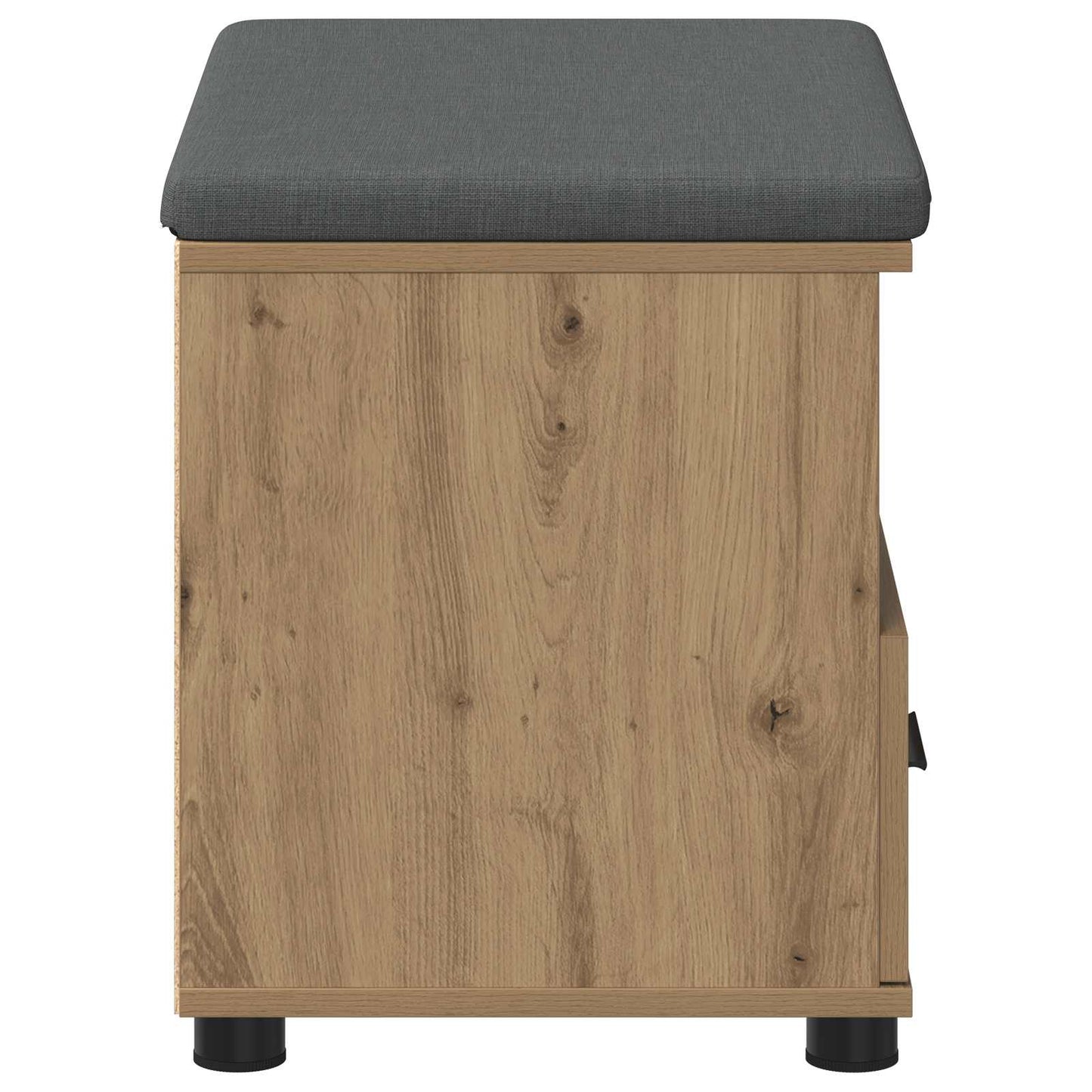 Hallbænk Artisan Eg 60 x 38 x 46 cm Kunstigt træ og stof