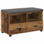 Hallbænk Gammelt træ 80 x 38 x 46 cm Kunstigt træ og stof