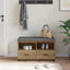 Hallbænk Artisan Eg 80 x 38 x 46 cm Kunstigt træ og stof