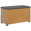 Hallbænk Artisan Eg 80 x 38 x 46 cm Kunstigt træ og stof