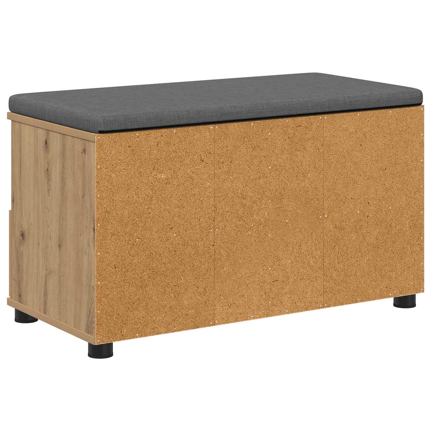Hallbænk Artisan Eg 80 x 38 x 46 cm Kunstigt træ og stof