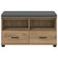 Hallbænk Artisan Eg 80 x 38 x 46 cm Kunstigt træ og stof
