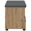 Hallbænk Artisan Eg 80 x 38 x 46 cm Kunstigt træ og stof