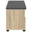 Hallbænk Sonoma eg 100 x 38 x 46 cm Kunstigt træ og stof