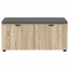 Hallbænk Sonoma eg 100 x 38 x 46 cm Kunstigt træ og stof