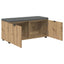Hallbænk Artisan Eg 100 x 38 x 46 cm Kunstigt træ og stof