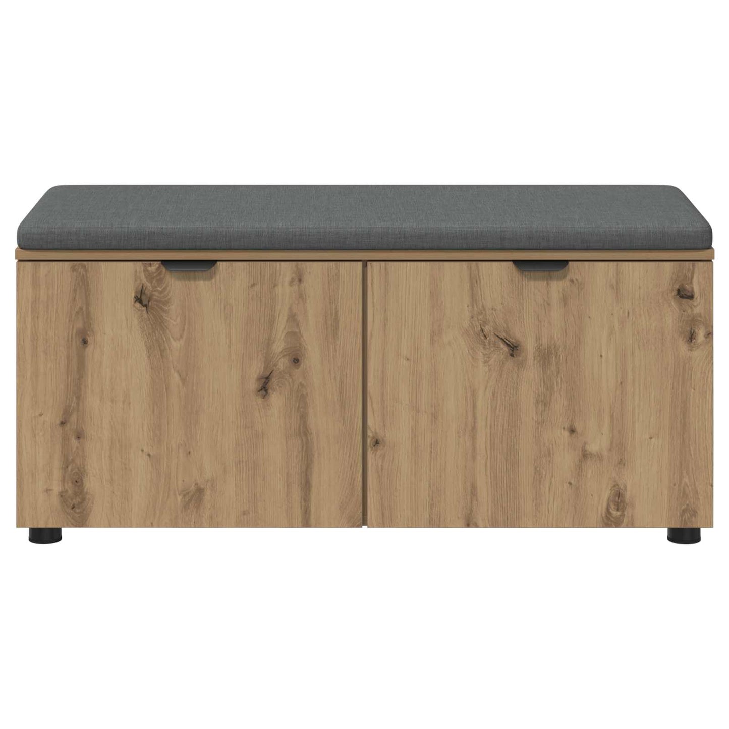 Hallbænk Artisan Eg 100 x 38 x 46 cm Kunstigt træ og stof