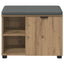 Hallbænk Artisan Eg 60 x 38 x 46 cm Kunstigt træ og stof