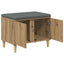 Hallbænk Artisan Eg 60 x 38 x 46 cm Kunstigt træ og stof