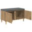Hallbænk Artisan Eg 80 x 38 x 46 cm Kunstigt træ og stof