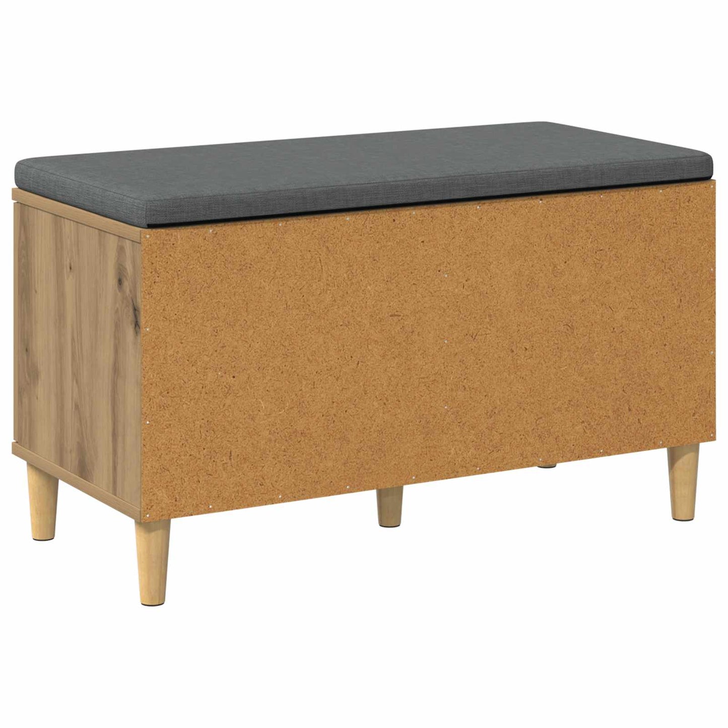 Hallbænk Artisan Eg 80 x 38 x 46 cm Kunstigt træ og stof