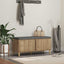 Hallbænk Artisan Eg 100 x 38 x 46 cm Kunstigt træ og stof