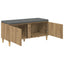 Hallbænk Artisan Eg 100 x 38 x 46 cm Kunstigt træ og stof