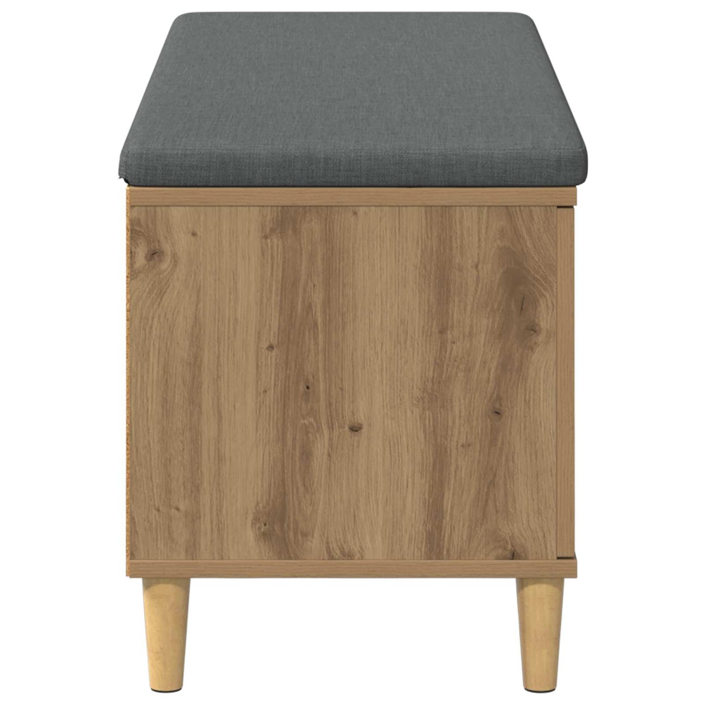 Hallbænk Artisan Eg 100 x 38 x 46 cm Kunstigt træ og stof
