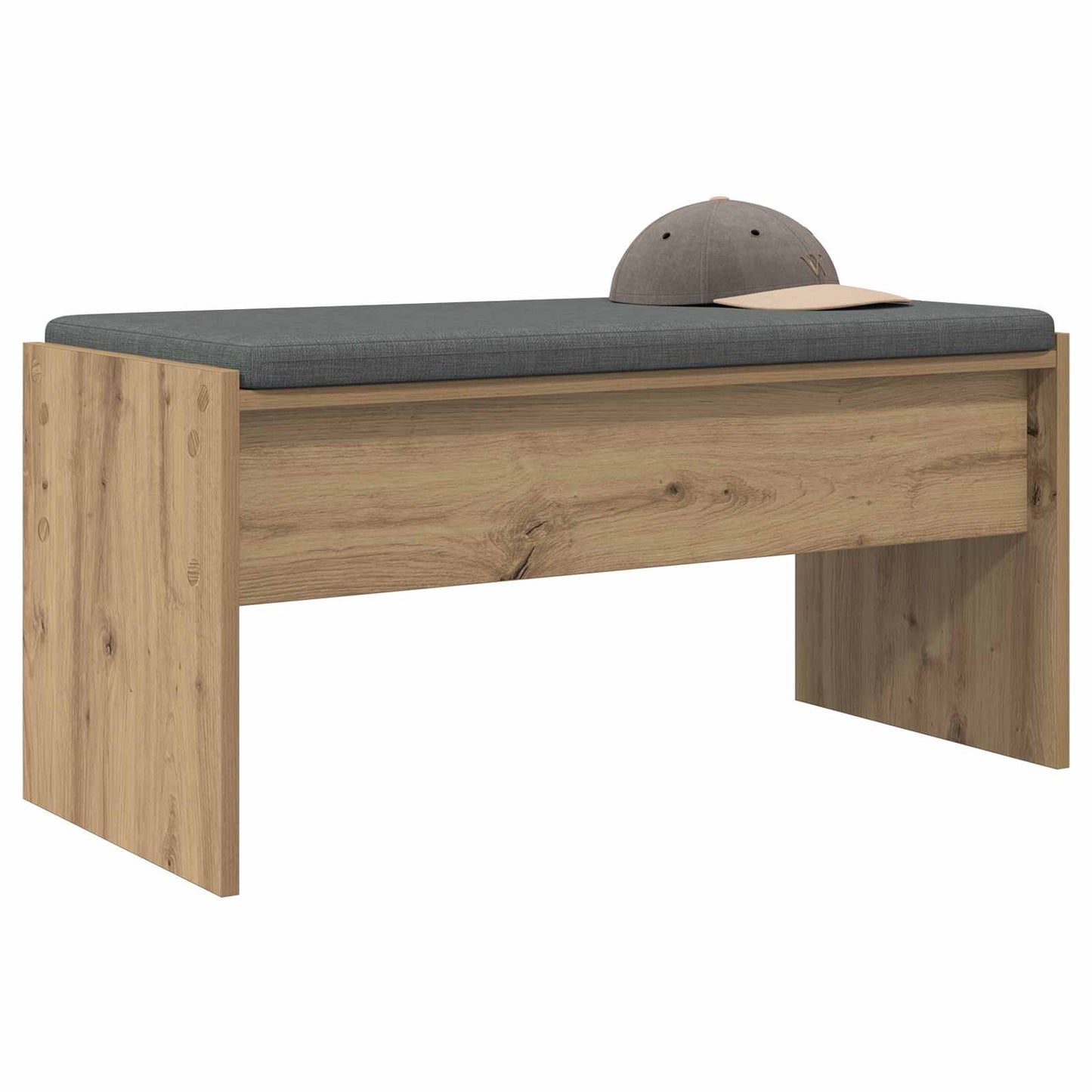Hallbænk Artisan Egetræ 83 x 38 x 40 cm