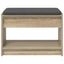 Hallbænk Sonoma eg 63 x 38 x 45 cm Kunstigt træ og stof