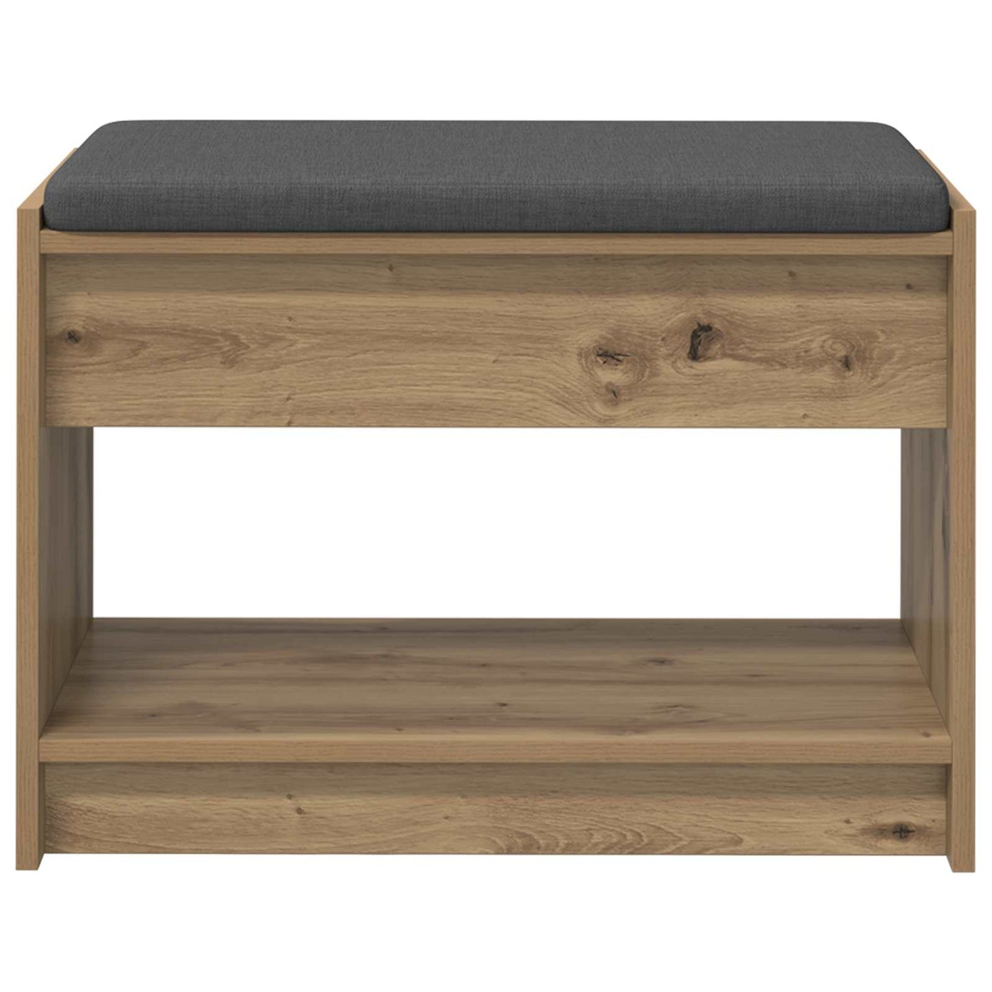 Hallbænk Artisan Eg 63 x 38 x 45 cm Kunstigt træ og stof