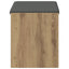 Hallbænk Artisan Eg 63 x 38 x 45 cm Kunstigt træ og stof