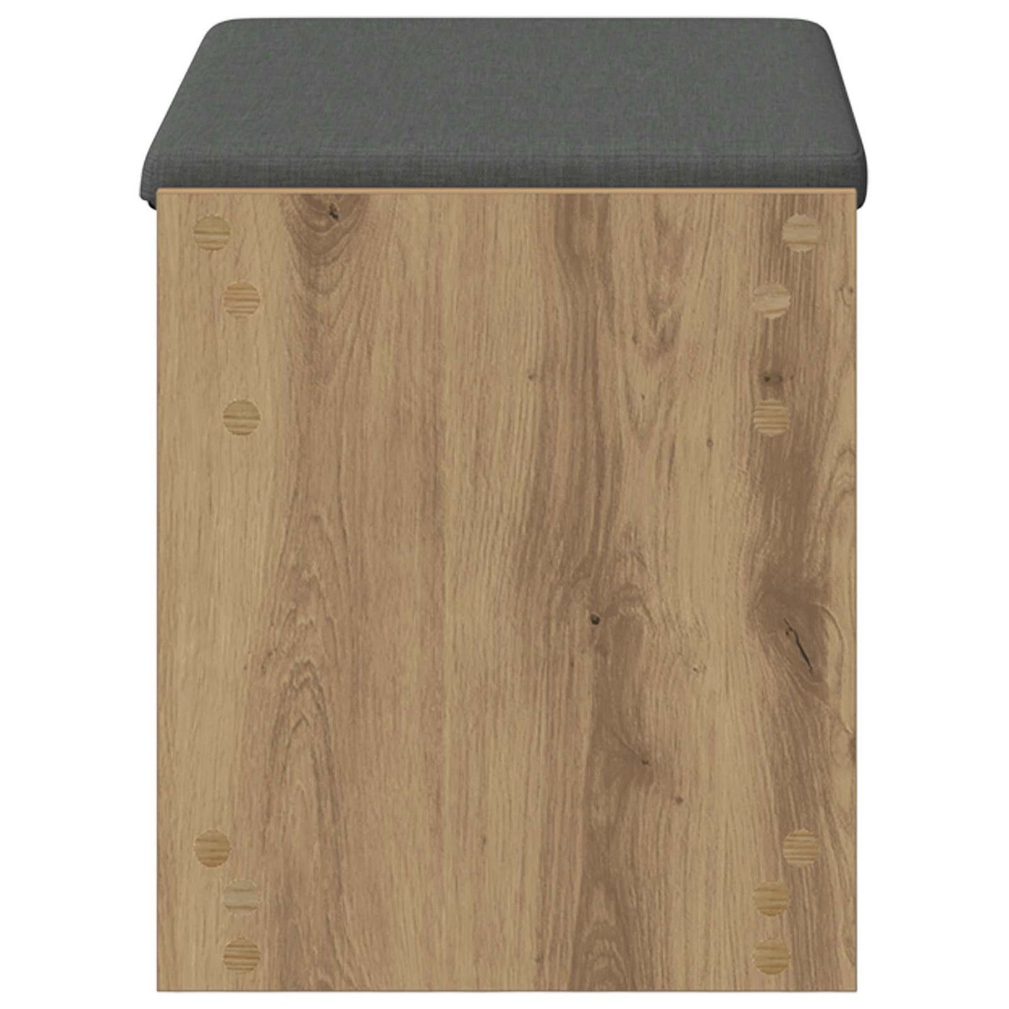 Hallbænk Artisan Eg 63 x 38 x 45 cm Kunstigt træ og stof