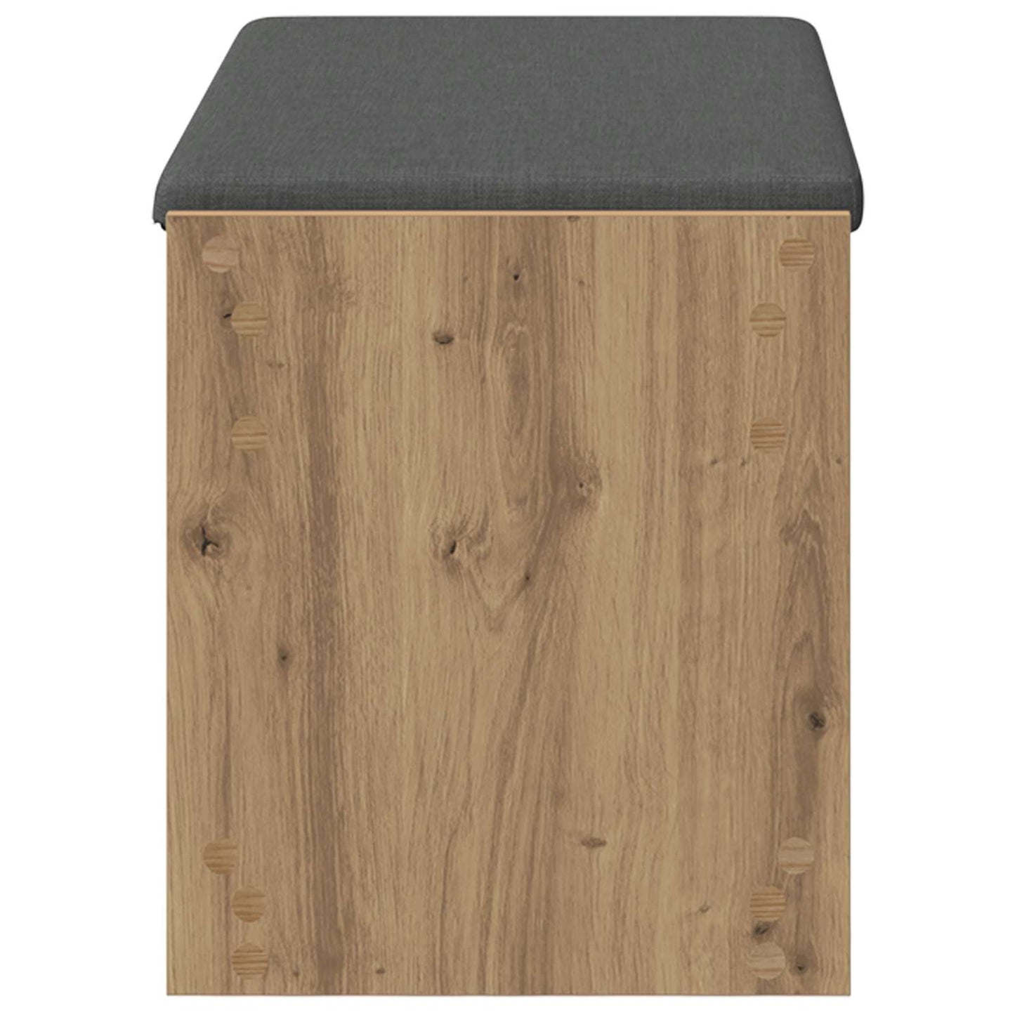 Hallbænk Artisan Eg 83 x 38 x 45 cm Kunstigt træ og stof