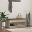 Hallbænk Sonoma eg 103 x 38 x 45 cm Kunstigt træ og stof