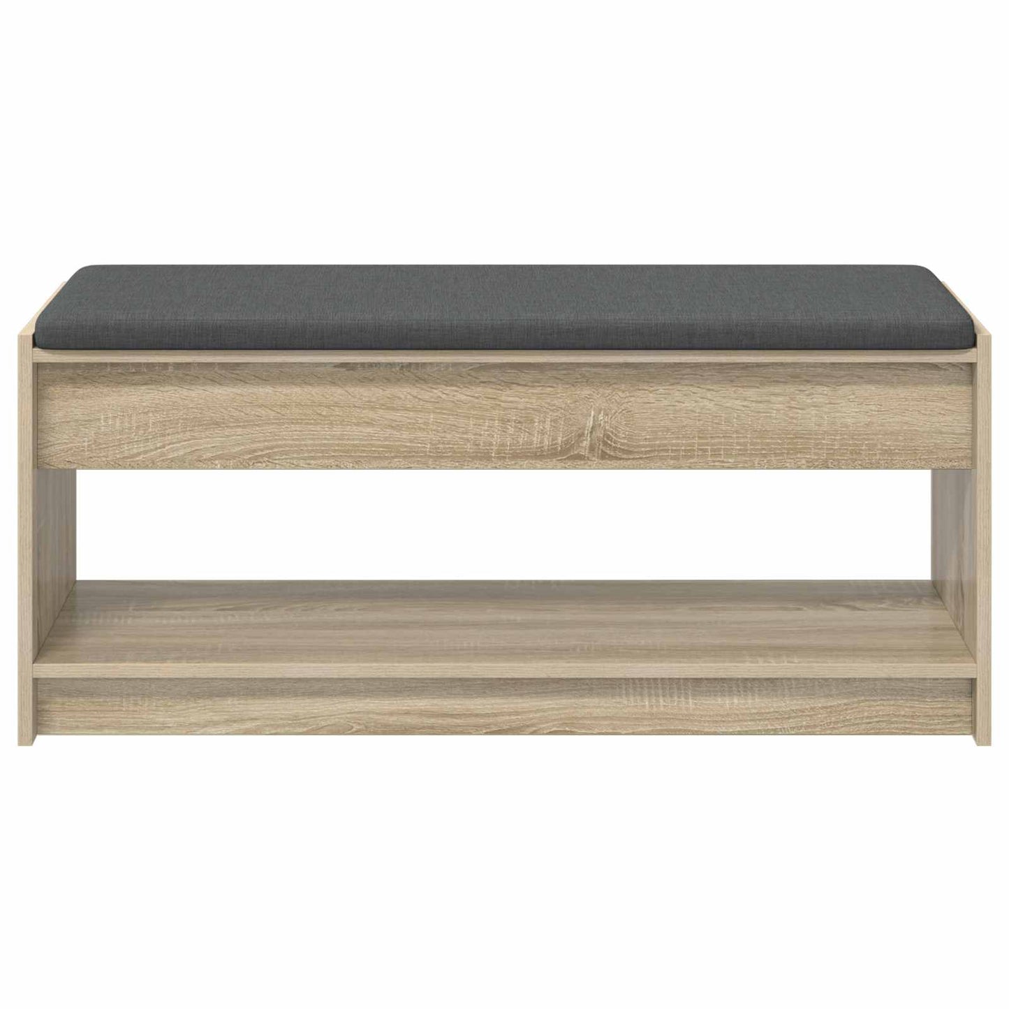 Hallbænk Sonoma eg 103 x 38 x 45 cm Kunstigt træ og stof