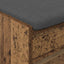 Hallbænk Gammelt træ 103 x 38 x 45 cm Kunstigt træ og stof