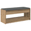 Hallbænk Artisan Eg 103 x 38 x 45 cm Kunstigt træ og stof