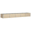 Plantekasse Elfenben 400 x 80 x 45 cm Stål