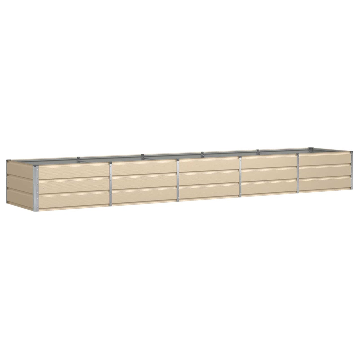 Plantekasse Elfenben 400 x 80 x 45 cm Stål