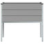 Plantekasse Lysegrå 100 x 45 x 90 cm Galvaniseret stål