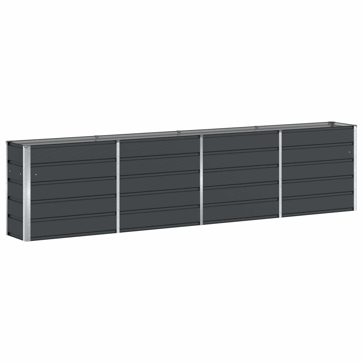Plantekasse Antracit 320 x 40 x 75 cm Stål