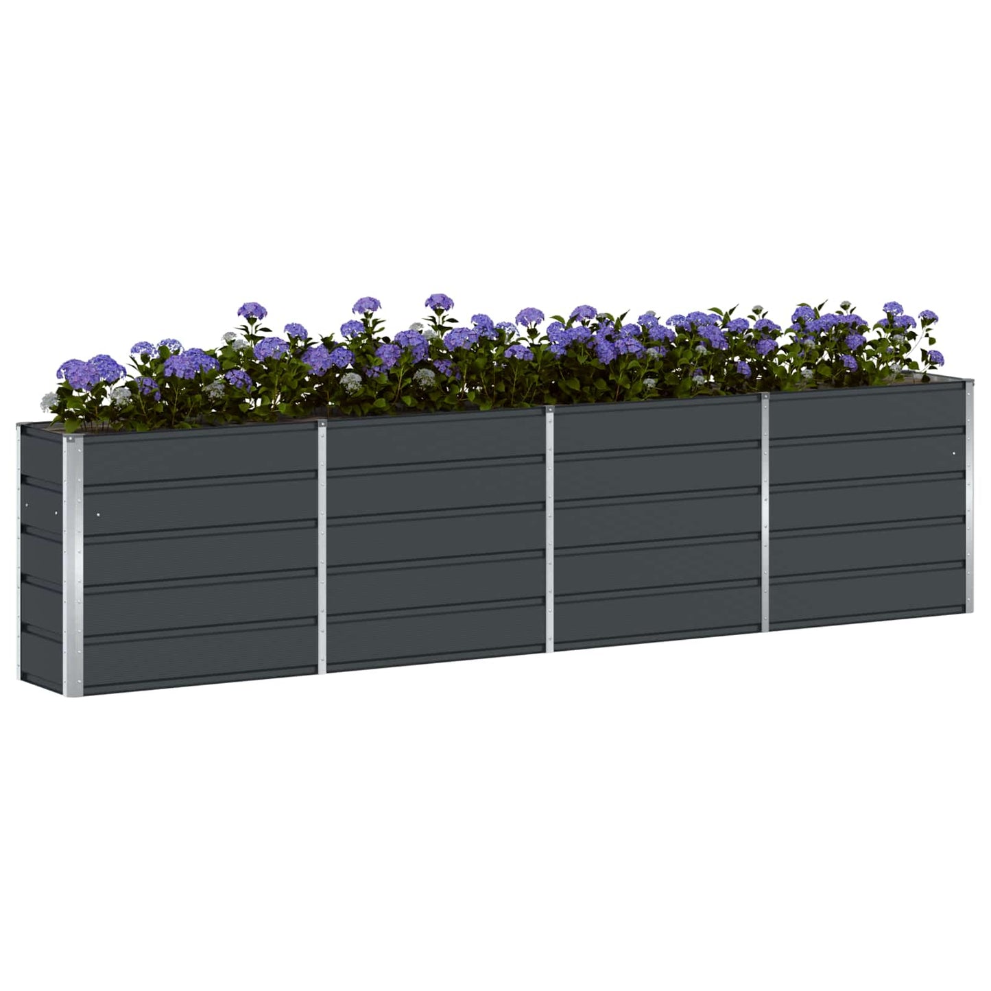 Plantekasse Antracit 320 x 40 x 75 cm Stål