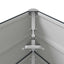Plantekasse Antracit 195 x 100 x 75 cm Galvaniseret stål