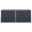 Plantekasse Antracit 195 x 100 x 75 cm Galvaniseret stål