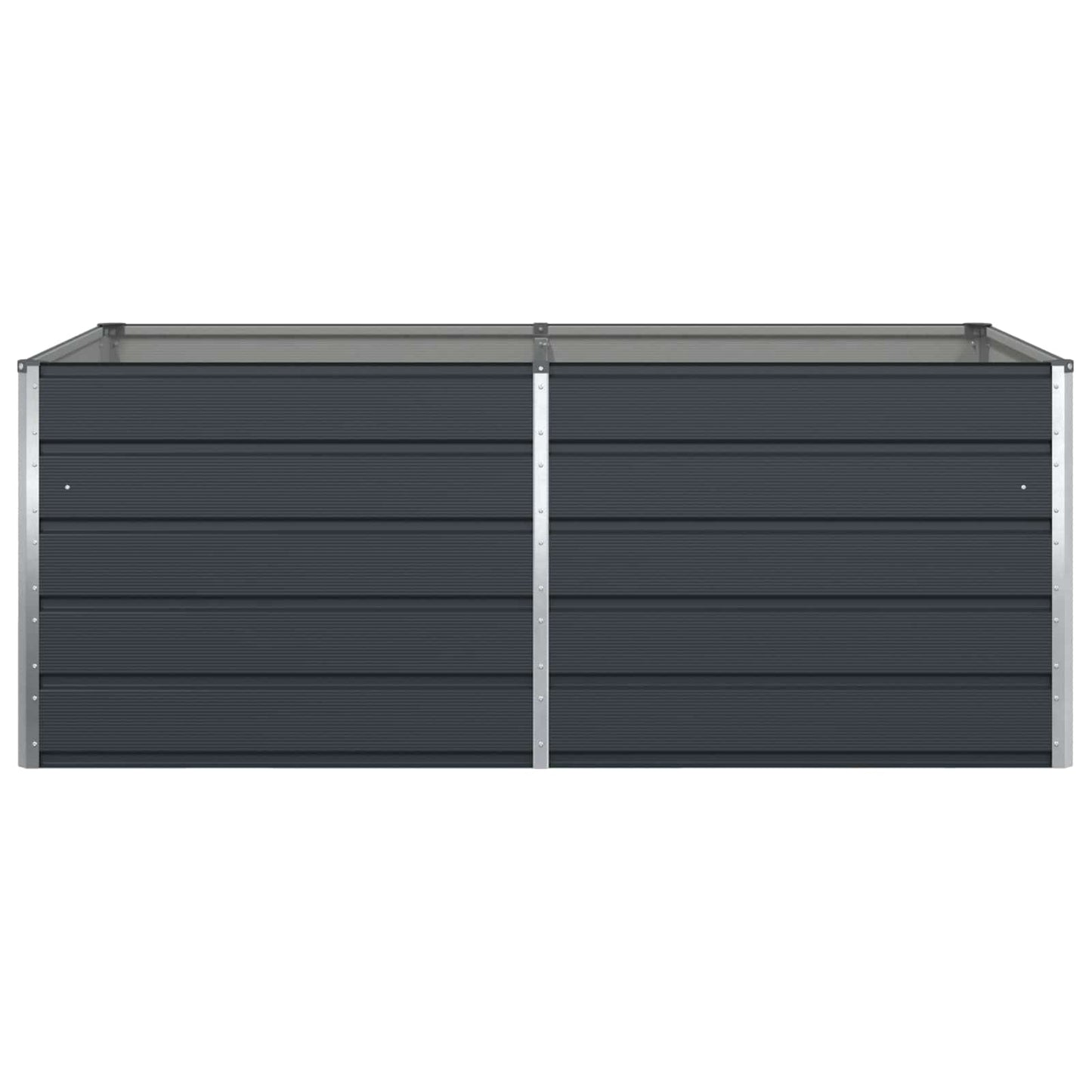 Plantekasse Antracit 195 x 100 x 75 cm Galvaniseret stål