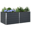 Plantekasse Antracit 195 x 100 x 75 cm Galvaniseret stål