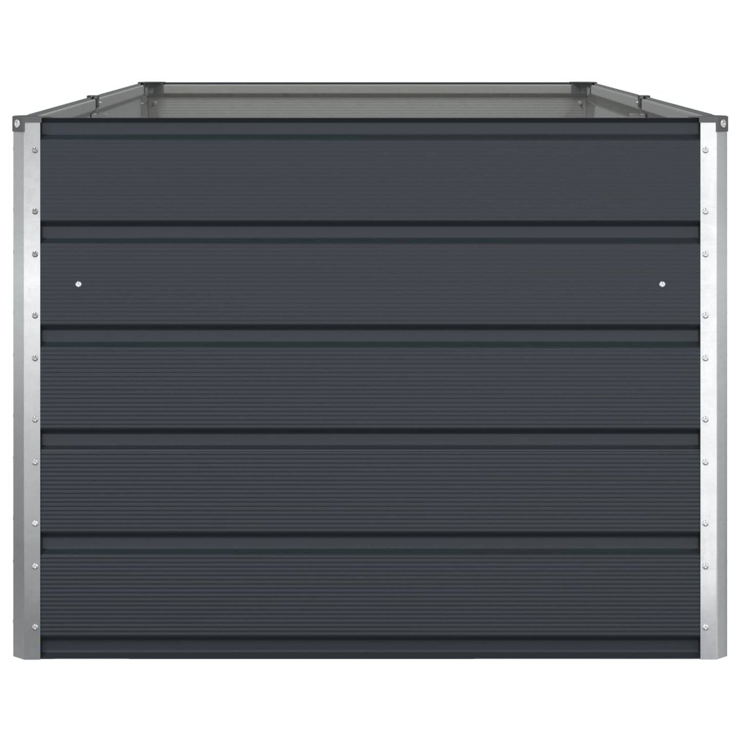 Plantekasse Antracit 195 x 100 x 75 cm Galvaniseret stål