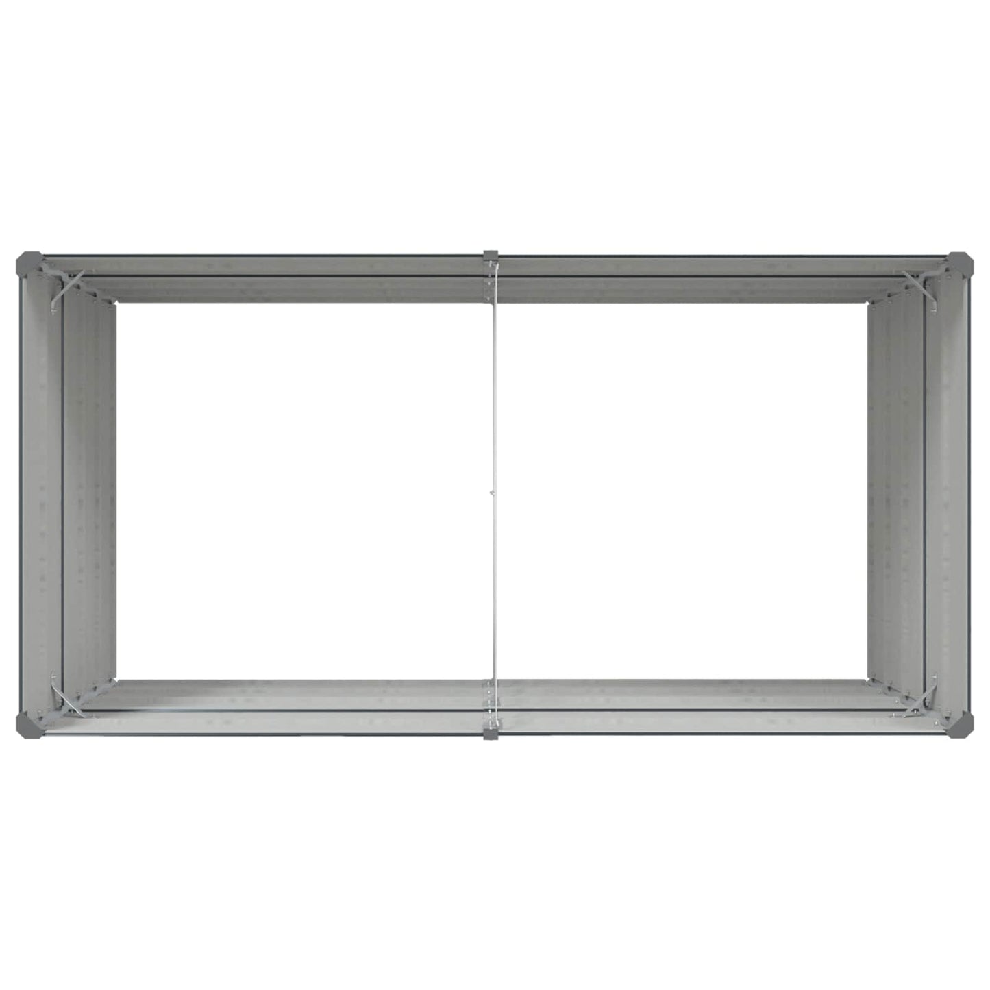 Plantekasse Antracit 195 x 100 x 75 cm Galvaniseret stål