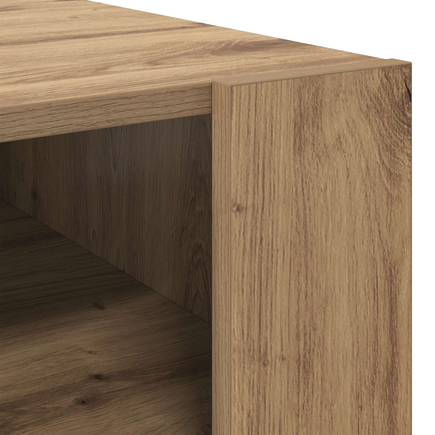 Sofabord Artisan Egetræ 92 x 53 x 45 cm Konstrueret træ