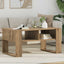 Sofabord Artisan Egetræ 92 x 53 x 45 cm Konstrueret træ