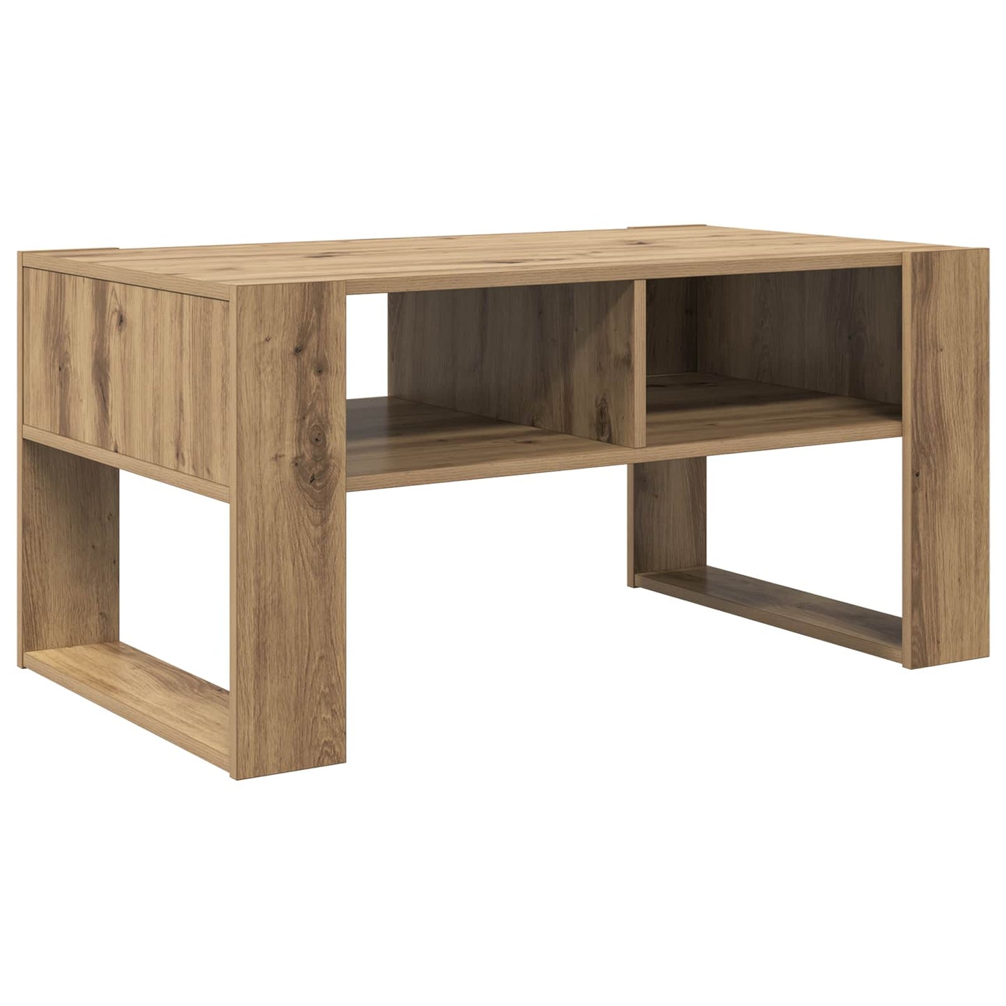 Sofabord Artisan Egetræ 92 x 53 x 45 cm Konstrueret træ