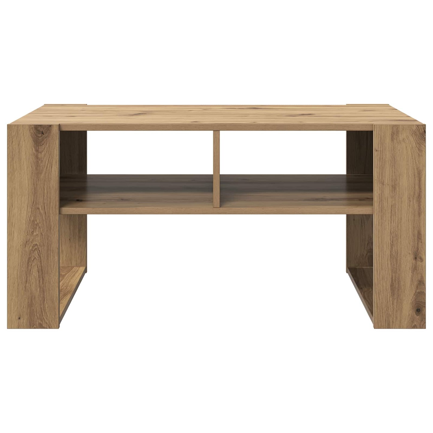 Sofabord Artisan Egetræ 92 x 53 x 45 cm Konstrueret træ