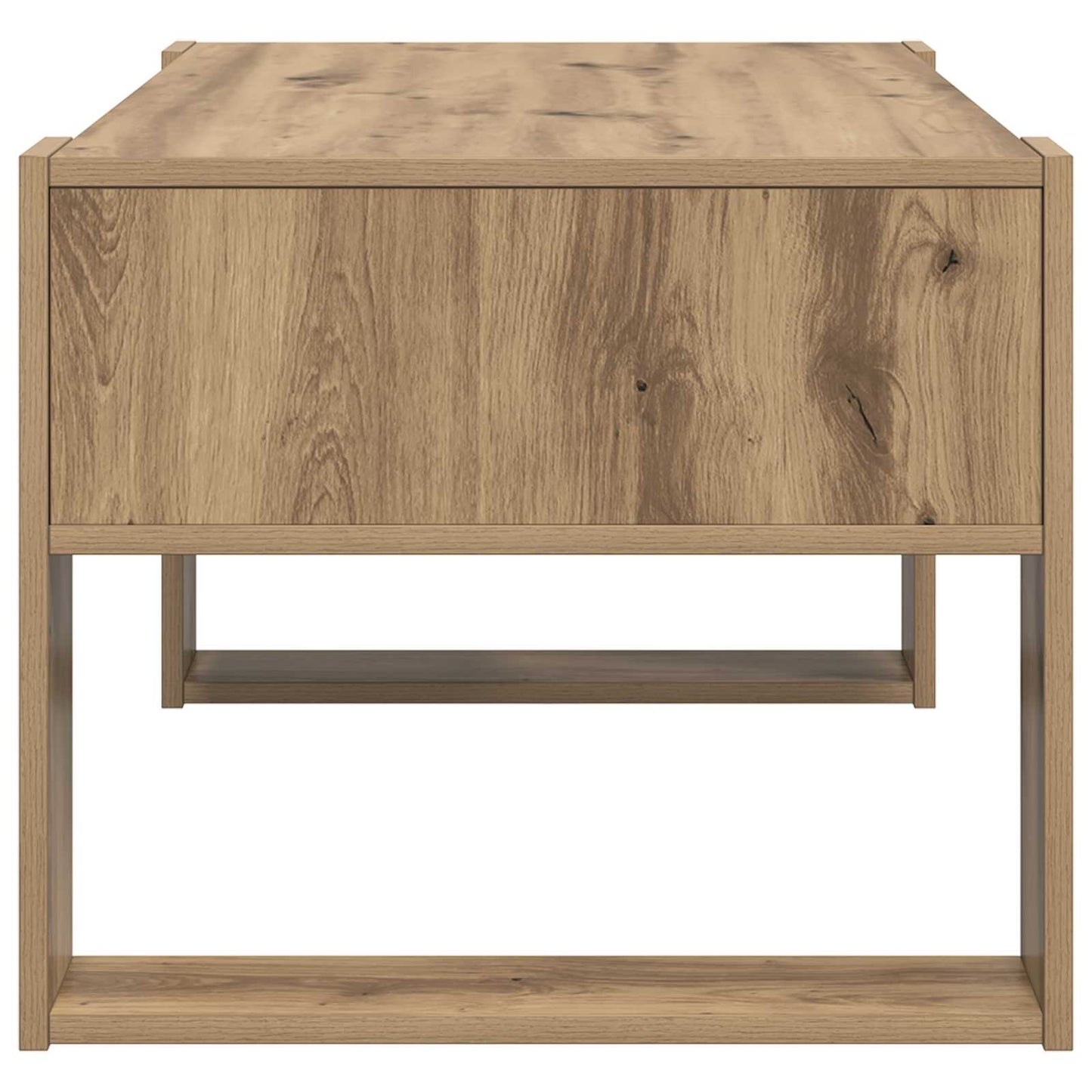 Sofabord Artisan Egetræ 92 x 53 x 45 cm Konstrueret træ