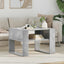 Sofabord Beton Grå 66 x 53 x 45 cm Konstrueret træ